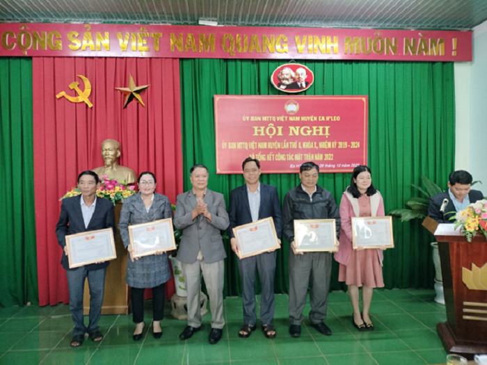 UB MTTQ VN huyện Ea H’Leo tổ chức Hội nghị  lần thứ 8, khóa X, nhiệm kỳ 2019 -2024